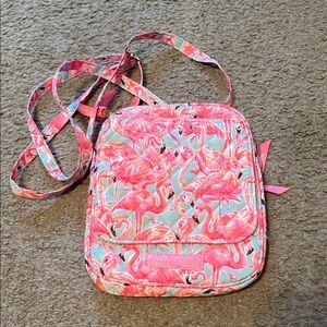 Simply Southern Flamingo Print Crossbody Bag